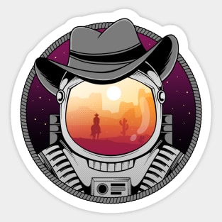 Cosmic Cowboy Sticker